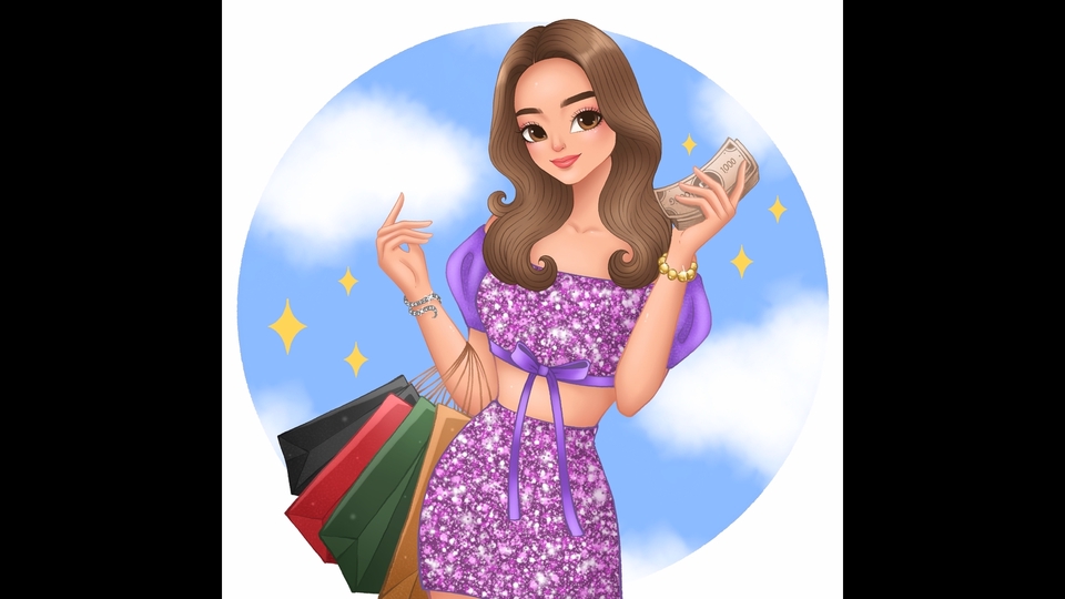 วาดภาพเหมือน Portrait - **ลดราคา 15%** รูปวาดของคุณในสไตล์การ์ตูน Portrait น่ารักๆ (Digital Art) ^^ - 1