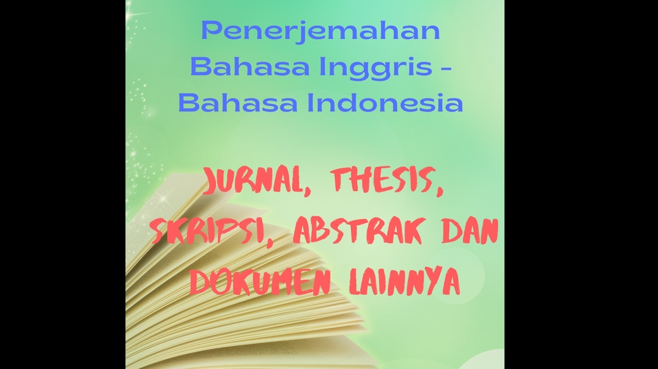 Penerjemahan - PENERJEMAHAN BAHASA INGGRIS >< BAHASA INDONESIA (Cepat dan Tepat) - 1