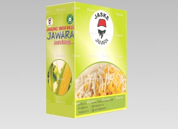 Desain Kemasan Unik Untuk Produk Jajanan Susu Keju Jawara