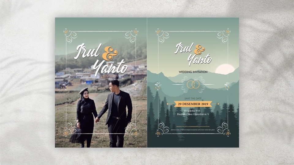 Undangan Pernikahan Kekinian, Cepat & Harga Terjangkau