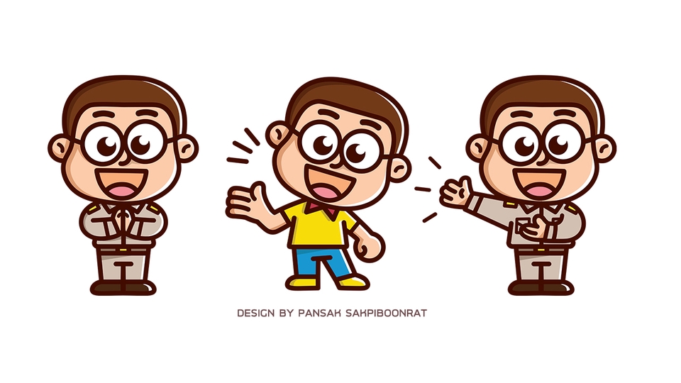 ออกแบบ Character & Mascot - ออกแบบคาแรคเตอร์/มาสคอต/การตูนน่ารัก - 6