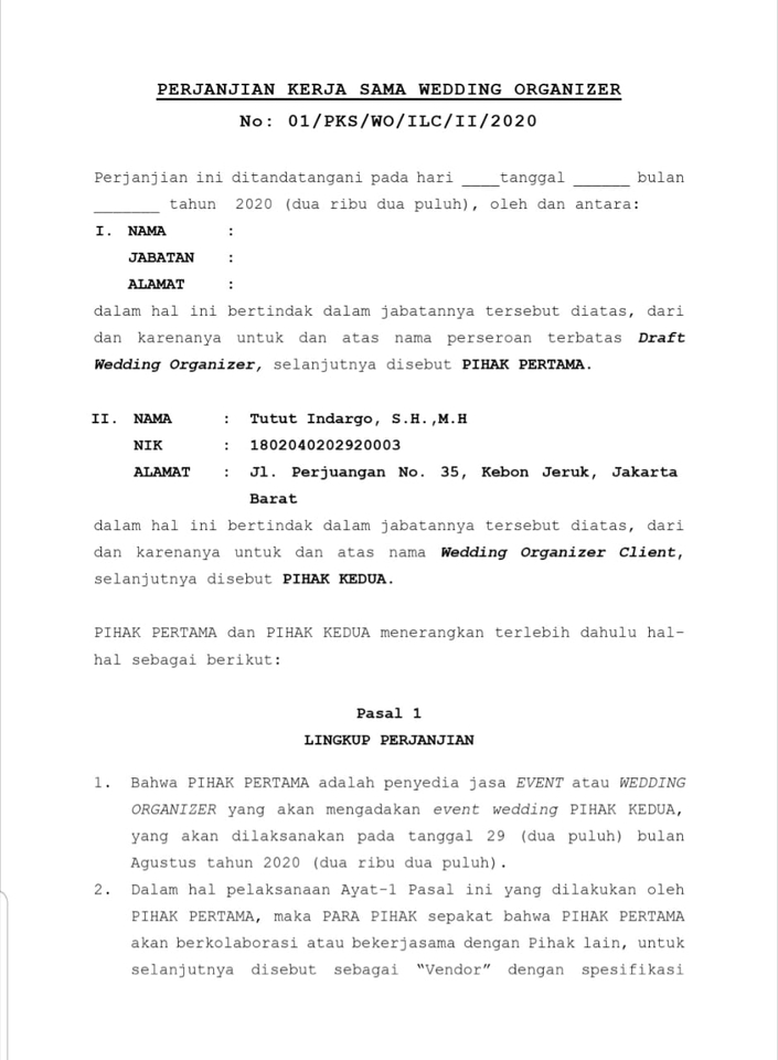 Hukum - KONSULTASI HUKUM & Drafting Perjanjian (Domestik/International), Dalam 1 Hari (Bebas Revisi) - - 9