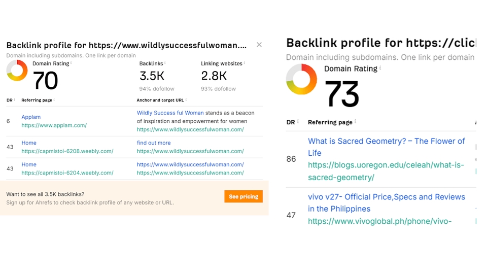 รับทำSEOตรวจสอบBacklinkคุณภาพสูง