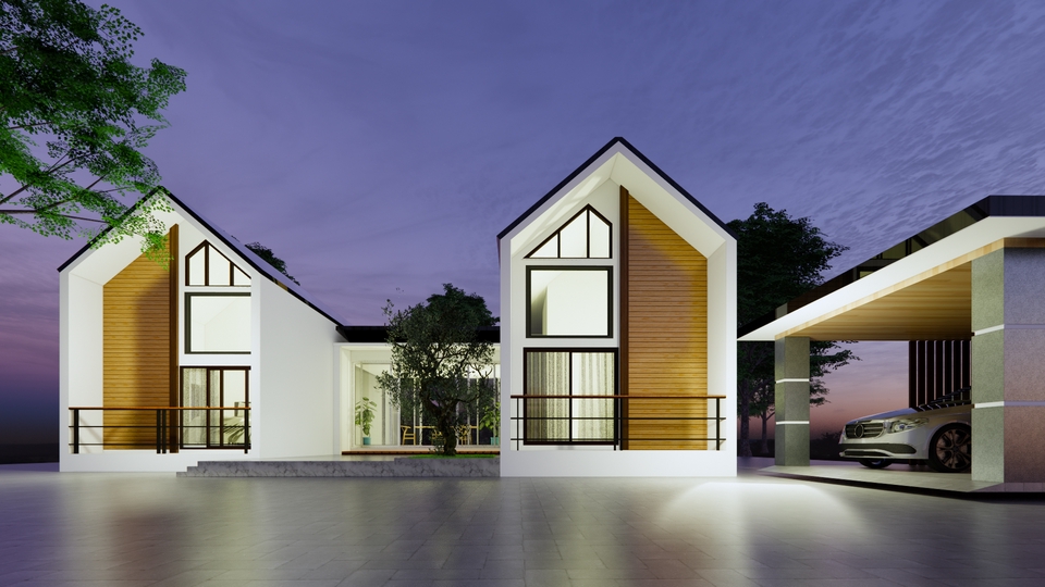 3D Perspective - รับเขียนแบบและออกแบบบ้านและทำภาพ3มิติ - 9