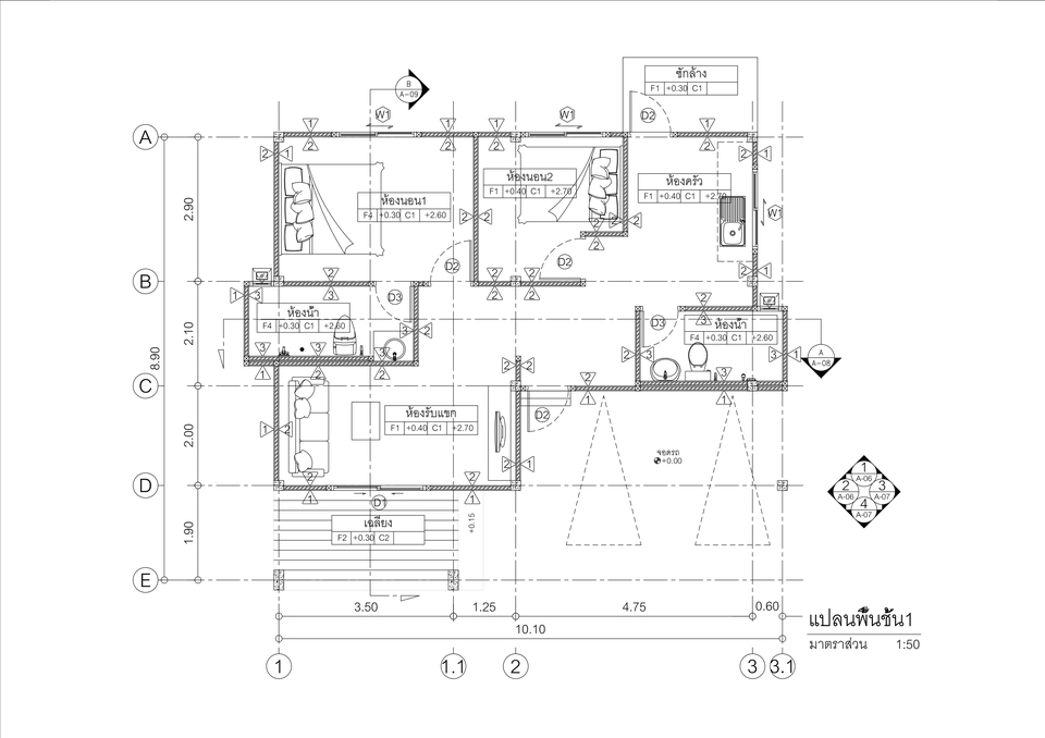 อื่นๆ - รับเขียนแบบ,ดราฟแบบ (AutoCad) ,3D model (Sketchup) - 6