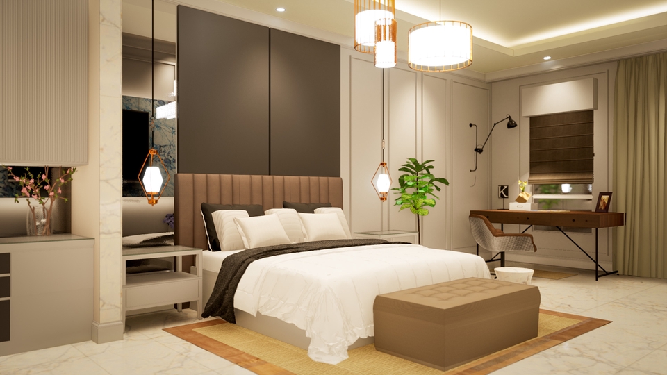 3D & Perspektif - MODERN - MINIMALIST INTERIOR DESIGN ONLINE - 11