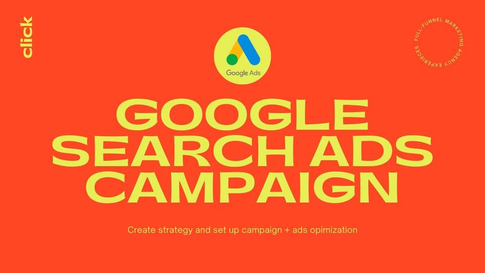 Google ads & Youtube ads - ประสบการณ์จากมาเก็ตติ้งเอเจนซี่ Google Search Ads | Campaign Set Up & Optimization - 1