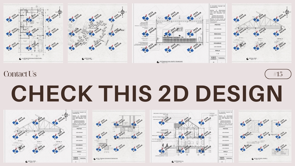 3D & Perspektif - Design House/Building 2D & 3D Perspetive Exterior & Interior Etc - 9