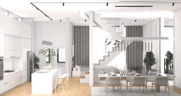 ออกแบบตกแต่งภายในและภายนอก - ออกแบบตกแต่งภายใน I 3D PERSPECTIVE I บ้าน I คอนโด I  - 10