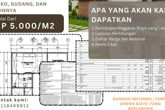 Jasa Konsultasi & Konsultan Pajak Online - Jasa Hitung RAB Bangun dan Renovasi Rumah | Harga terkini,sesuai lokasi | Lengkap Daftar Material