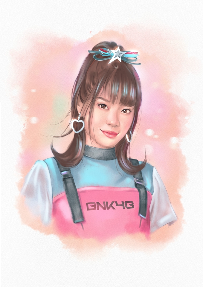 วาดภาพเหมือน Portrait - รับวาดภาพเหมือน portrait สไตล์สีน้ำ เทคนิคDigital painting - 12