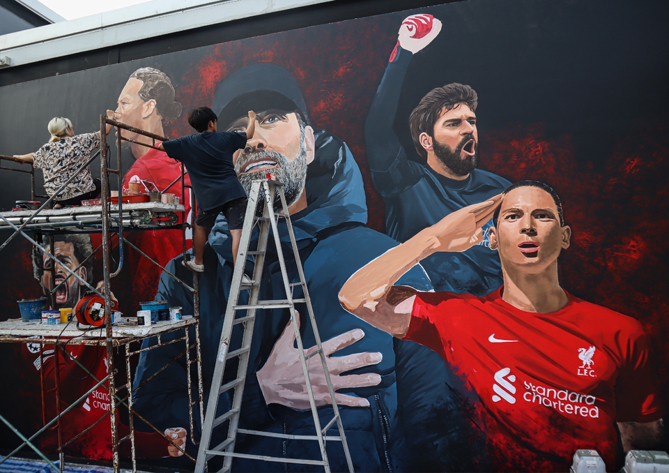 รับเพ้นท์ผนัง3มิติภาพลิเวอร์พูลสวยๆ ราคาถูก