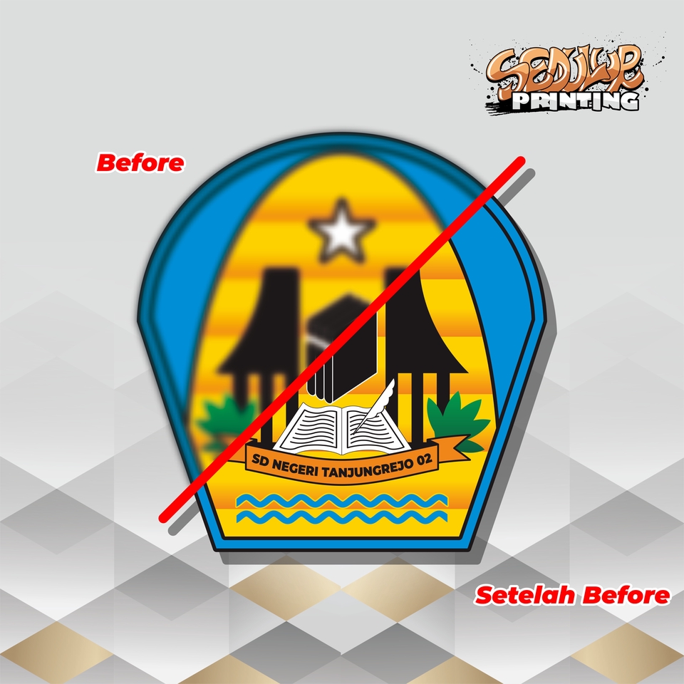 Jasa ilustrasi logo SD Negeri Tanjungrejo 02, desain ilustrasi logo sekolah, pembuatan ilustrasi logo sekolah dasar, jasa desain logo sekolah, gambar ilustrasi logo sekolah