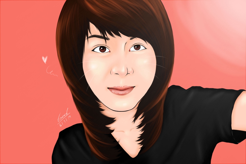 วาดภาพเหมือน Portrait - จ้างเถอะ อยากวาด - 5