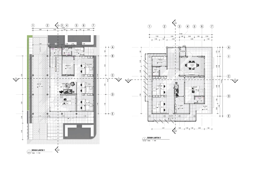 CAD Drawing - Jasa Gambar Kerja BIM - DED (ARS, STR, MEP) dengan REVIT - 3