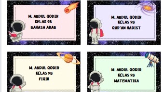 Jasa Desain Label / Stiker Berbagai Produk dan Makanan  - Label Buku