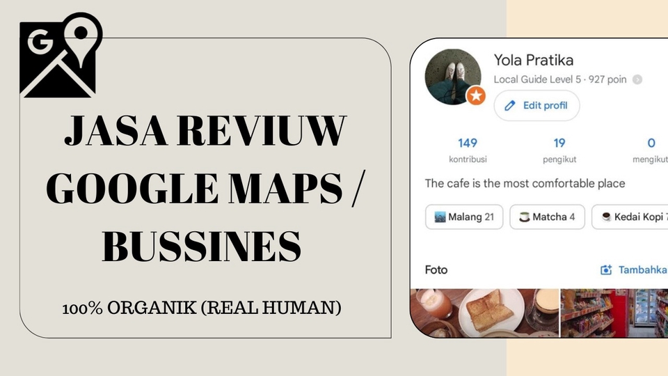 Memberi Review - Jasa Review Google Maps Berkualitas dan Terpercaya Local Guide Level 5 Organik (Real Human-No Bot) - 1