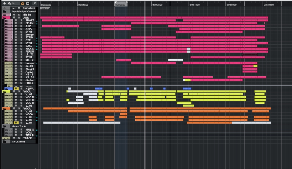 Jasa edit suara video, mixing, dan mastering musik, pembuatan backsound, jingle, dan efek suara untuk kebutuhan film, game, dan iklan.