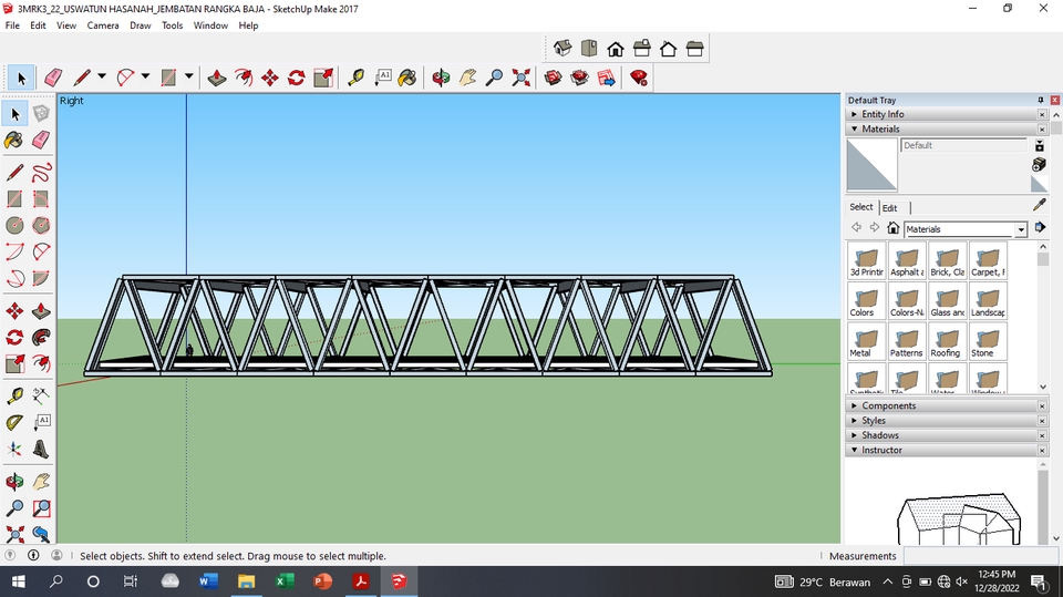 3D & Perspektif - gambar 3D dengan Sketchup  - 5