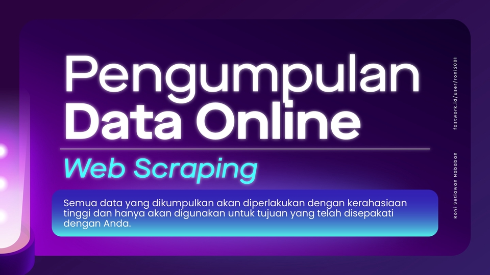 Jasa Lainnya di Web dan Pemrograman - Pengumpulan Data Online | Web Scraping