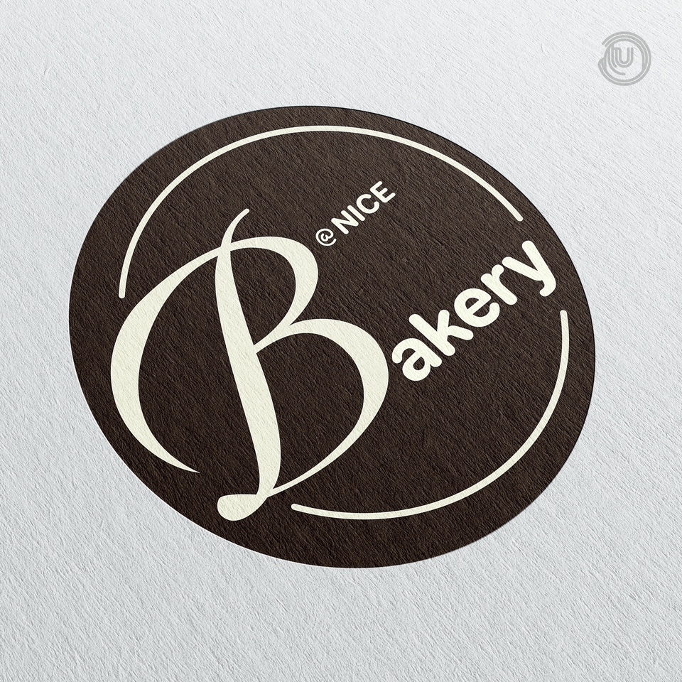 ออกแบบโลโก้ร้านเบเกอรี่สวยหรู @NICE