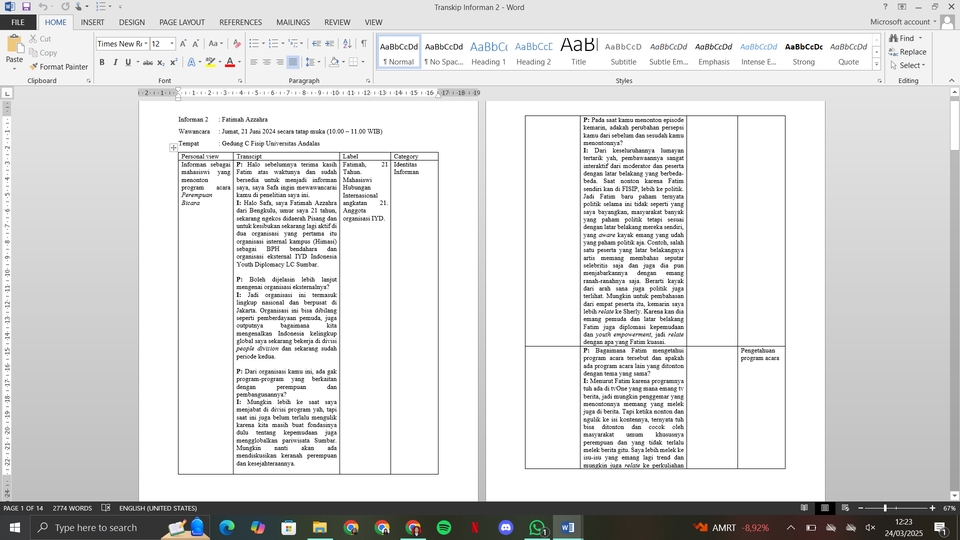 Transkripsi - Penulisan Transkrip Audio/ Video - Teks - 2