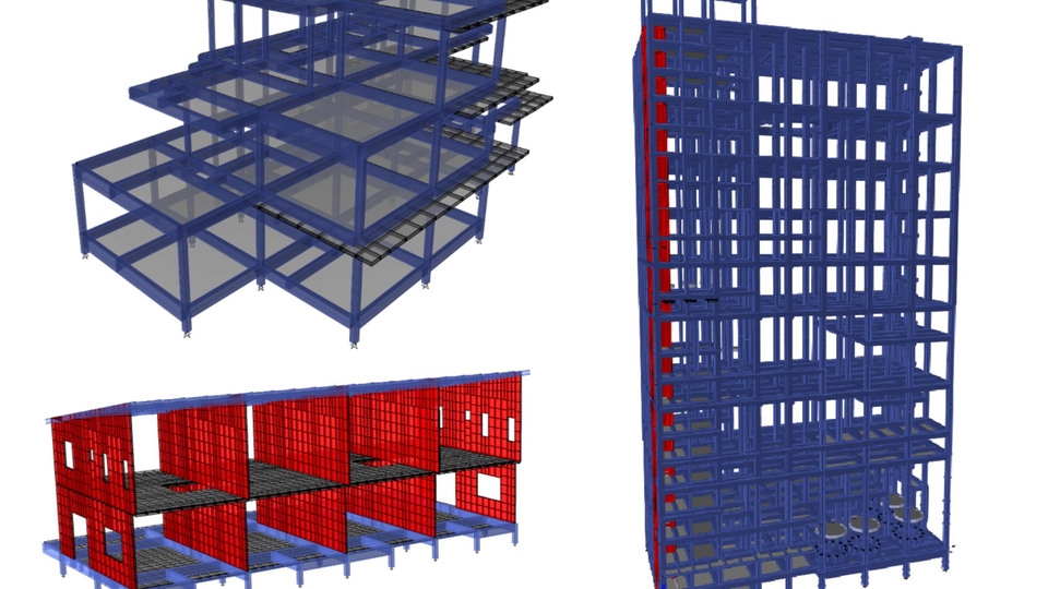 เขียนแบบวิศวกรรมและออกแบบโครงสร้าง - รับออกแบบโครงสร้าง บ้านพักอาศัย อาคารพาณิชย์ ป้ายโฆษณา อาคารเตี้ย อาคารสูง ทุกรูปแบบ - 1