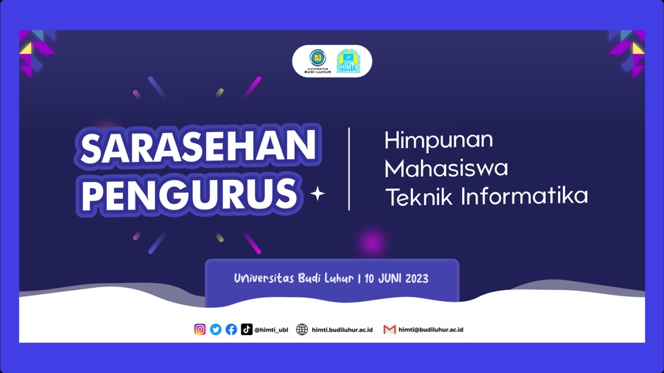 Spanduk Saraesehan Pengurus Himpunan Mahasiswa Teknik Informatika Universitas Budi Luhur, desain spanduk organisasi, desain spanduk acara, desain spanduk kuliah, desain spanduk event, desain spanduk kampus, desain spanduk online, jasa desain spanduk.