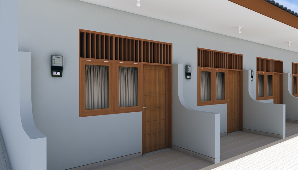 3D & Perspektif - Jasa Desain Denah + 3D Exterior Rumah - 16