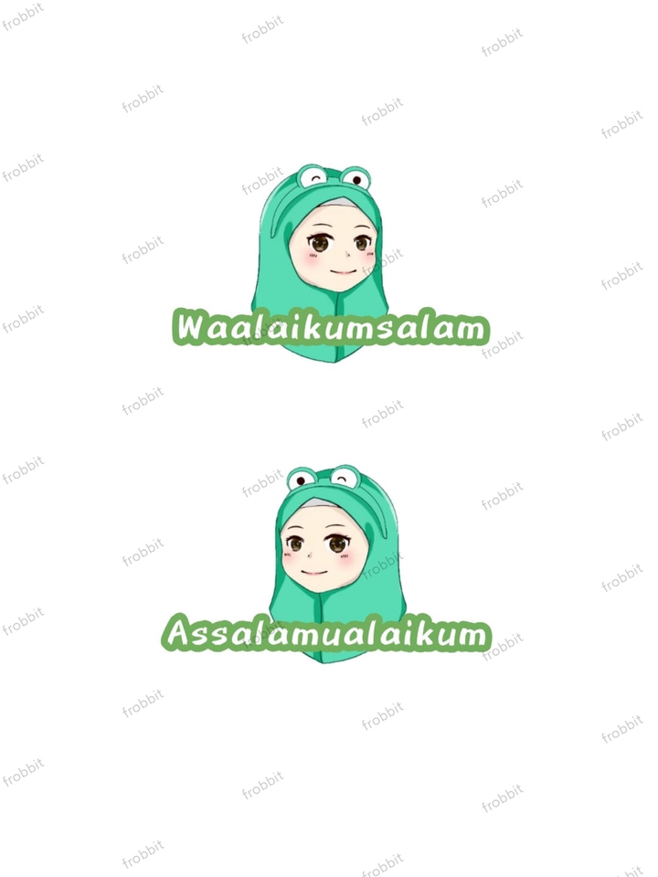 Stiker LINE - Stiker karakter, twitch, emote untuk chatting, WA. Line, Cetak dsb - 7