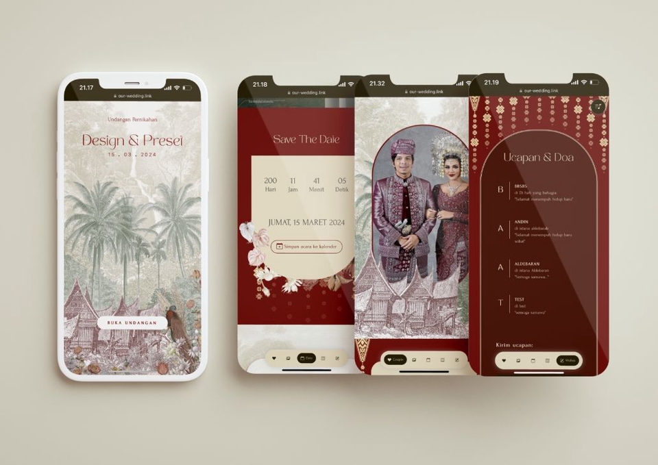 Jasa desain web profesional dengan tampilan desain modern untuk website dan mobile app dengan harga terjangkau.