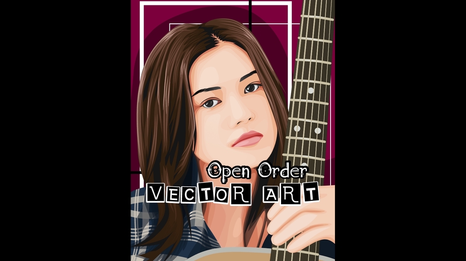 Gambar Potret - Vector Art SsSatria - 1