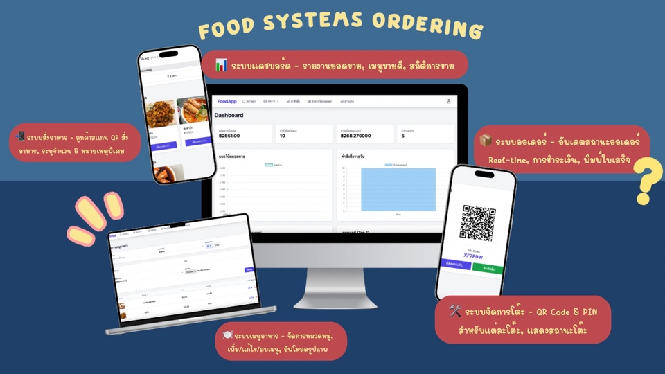 Web Development - Food System Ordering: ระบบสั่งอาหารด้วย QR Code - 1