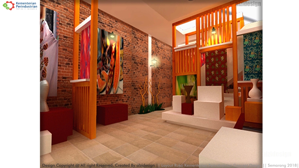 3D & Perspektif - DESAIN INTERIOR 3D Retail & Residence 50 K ( NEGO )  - 1