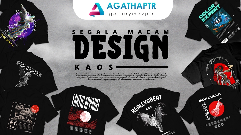 Desain Kaos & Motif - DESIGN KAOS SEGALA MACAM KEBUTUHAN (GREAT WORK) - 1