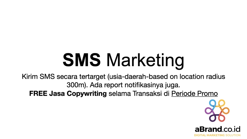 Jasa Lainnya - SMS Marketing - 3