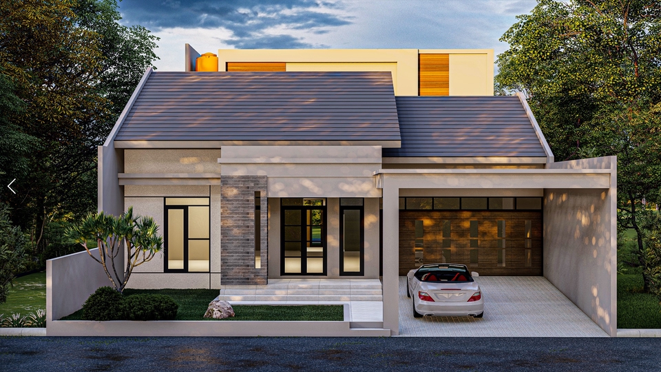 3D & Perspektif - Jasa Desain Rumah Arsitek 3D Rendering Visualisasi - 4