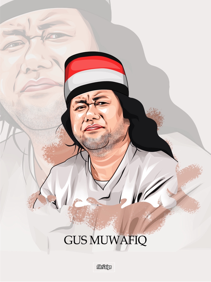 Gambar Potret - Vektor Portrait/ ilustrasi Wajah SEHARI JADI - 9