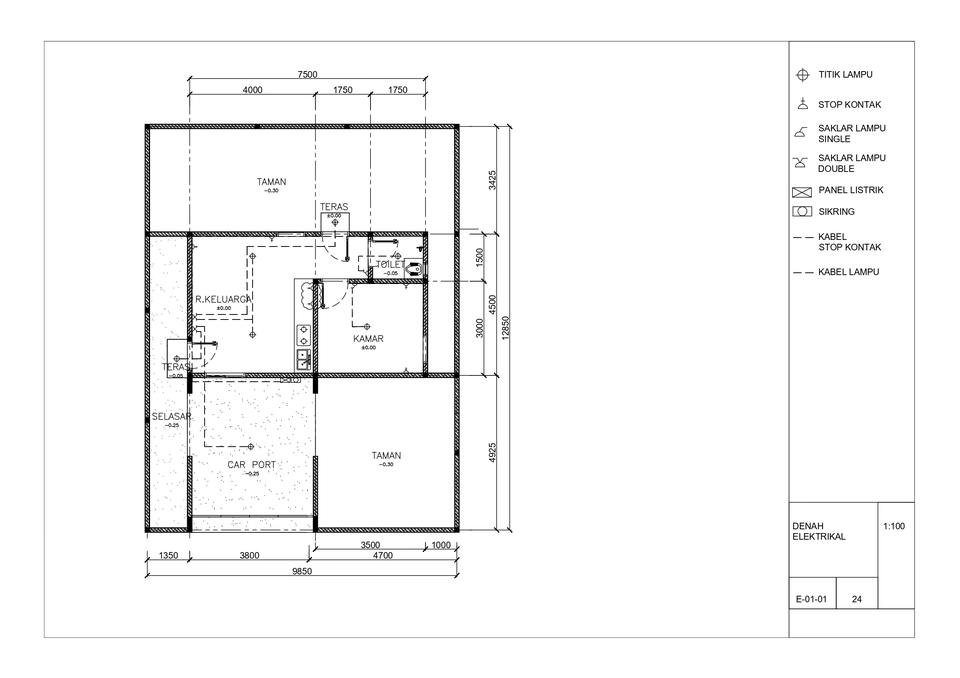 CAD Drawing - Jasa Gambar Kerja (Shop Drawing) - IMB  - 10