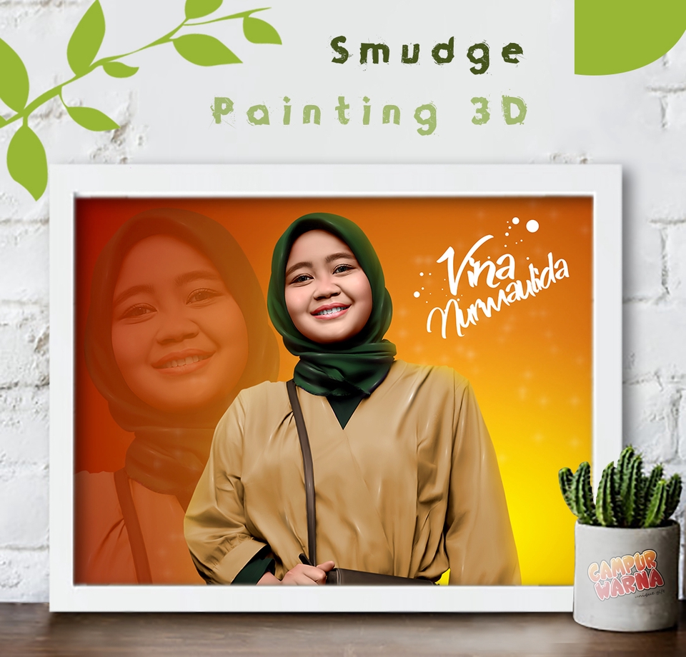 Jasa karikatur wajah, desain vektor, freelance karikatur, gambar karikatur Vina Nurmaida, lukisan wajah