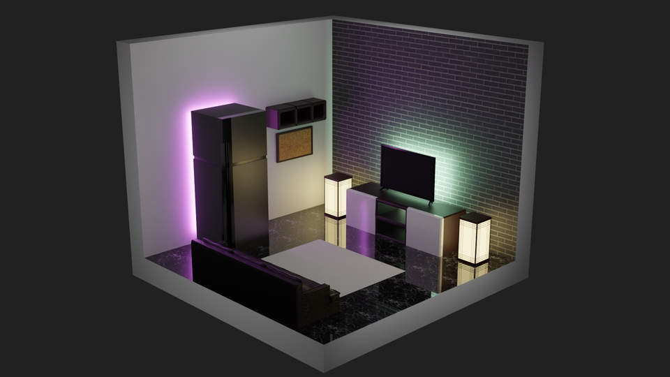 รับปั้นโมเดล 3d บ้าน ห้องนอน ตกแต่ง โมเดล 3d interior design