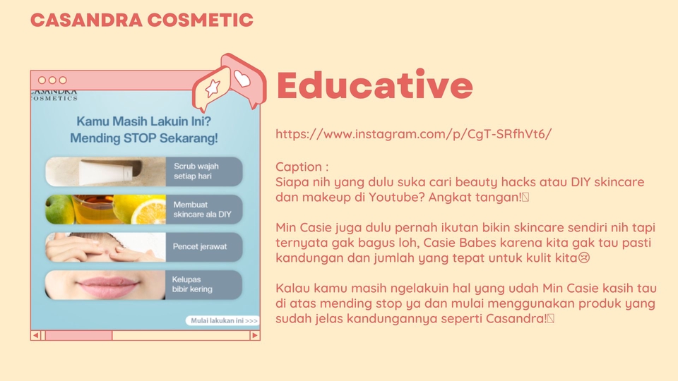 Penulisan Konten - Content Plan Instagram (Feeds, Caption, dan Referensi Design) - 6