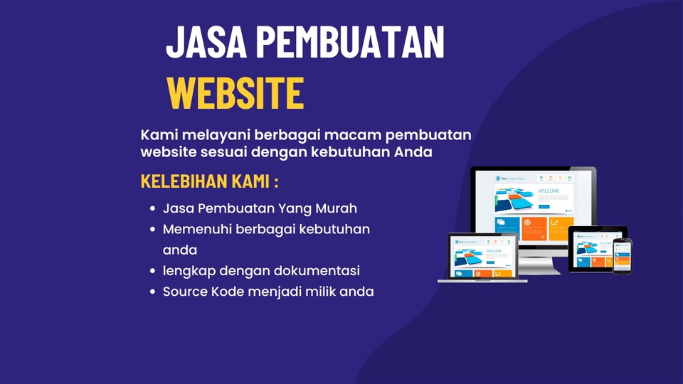 Web Development - Jasa Pembuatan Website Sistem Informasi / E-Commerce / dan tujuan lainnya - 1
