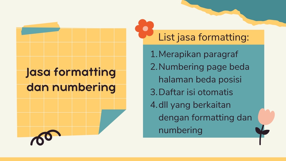 Jasa Lainnya - Jasa Formatting, Penomoran Halaman Skripsi, Tugas Akhir, Laporan. Murah - Akurat - Sesuai Aturan - 2