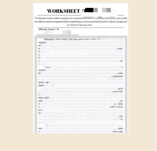 Pengembangan Diri - Analisa Singkat Tulisan tangan (grafologi) - 7