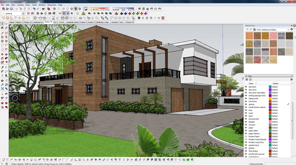 3D & Perspektif - Jasa desain 3d Eksterior dan Interior Rumah ( Modelling 3d, Gambar Kerja, Rendering  & Animasi ) - 4