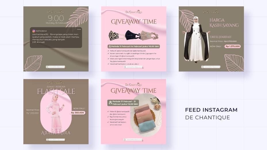 Banner Online - Paket Design Feed Story Caption Instagram - 3