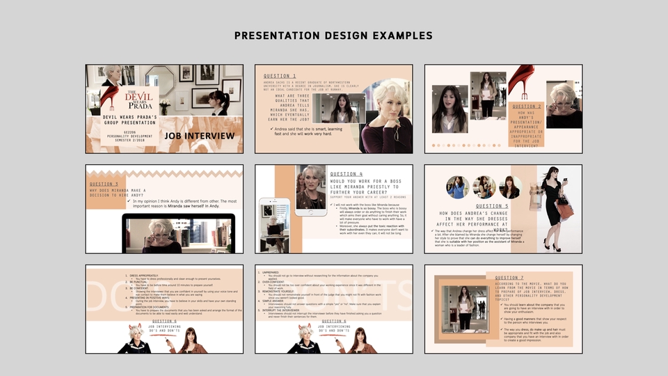 Presentation - Presentation design for for students, learning materials and business - 4