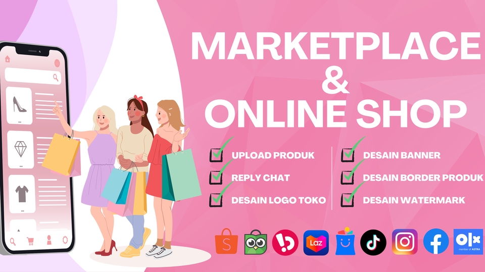 Jasa Upload Produk ke Marketplace atau Toko Online - [ALL IN ONE] Jasa Marketplace & Online Shop Terlengkap