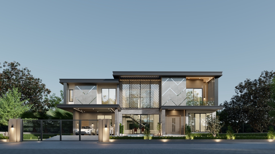 3D Perspective - 3D Perspective and 3D Model Exterior - 3